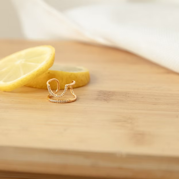 Nail Rings- Diamond Set