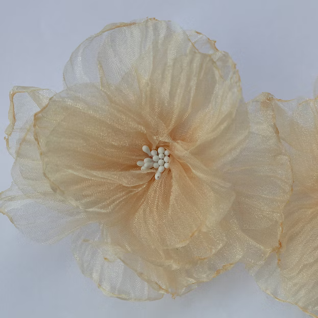 Orecchini Flower Organza