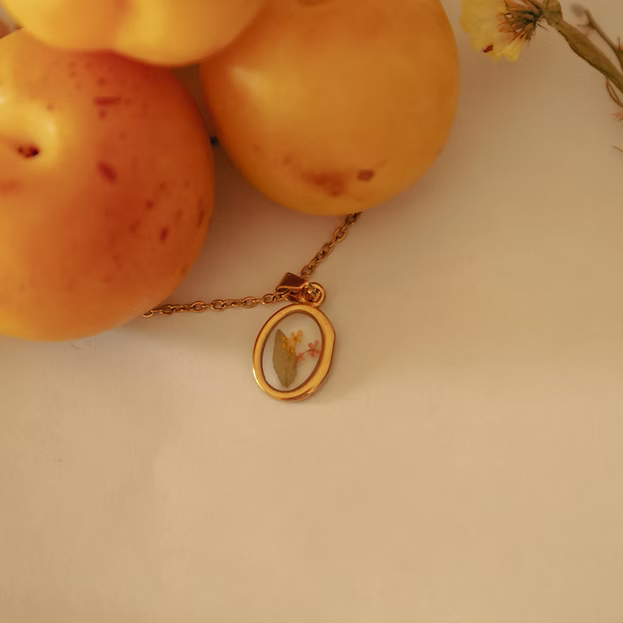 Collana Fiore Giallo