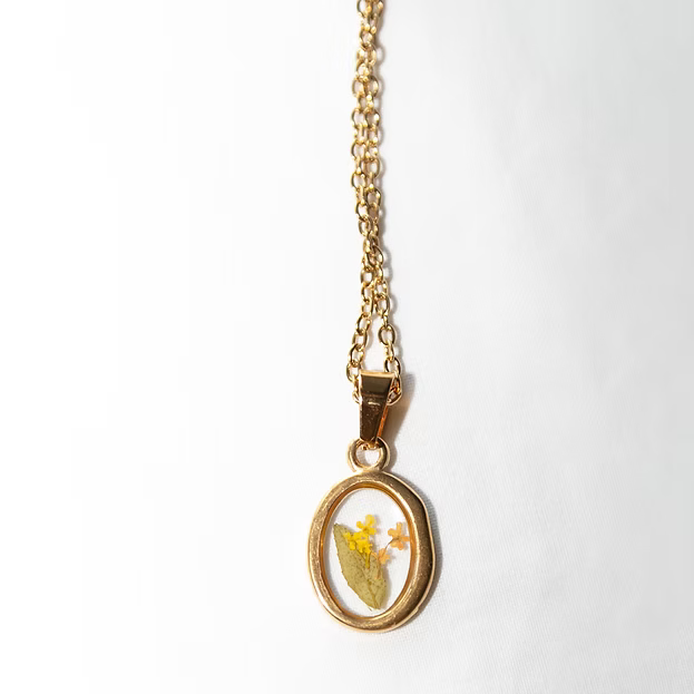 Collana Fiore Giallo